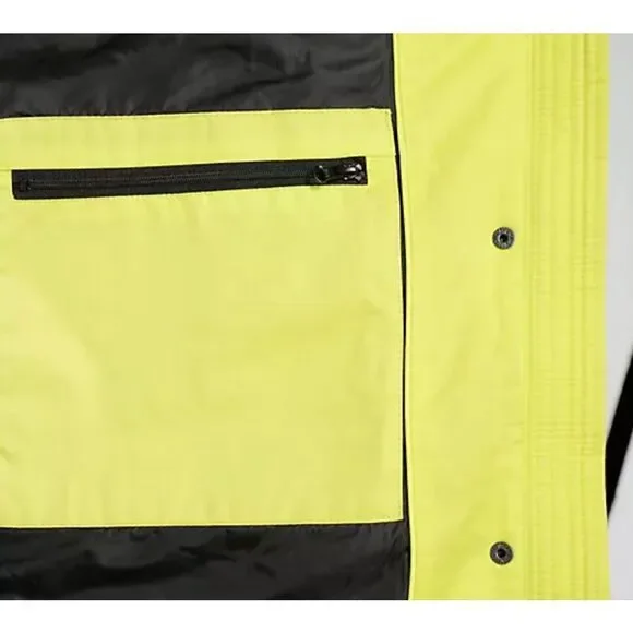 Arctic Expedition Large Diamond Quilted Parka Removable Hood Ancient Water NWOT - Picture 6 of 8